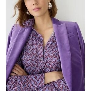 J. Crew Slim-Fit Liberty® Toutouayette Fabric Cotton Button Up Shirt 8